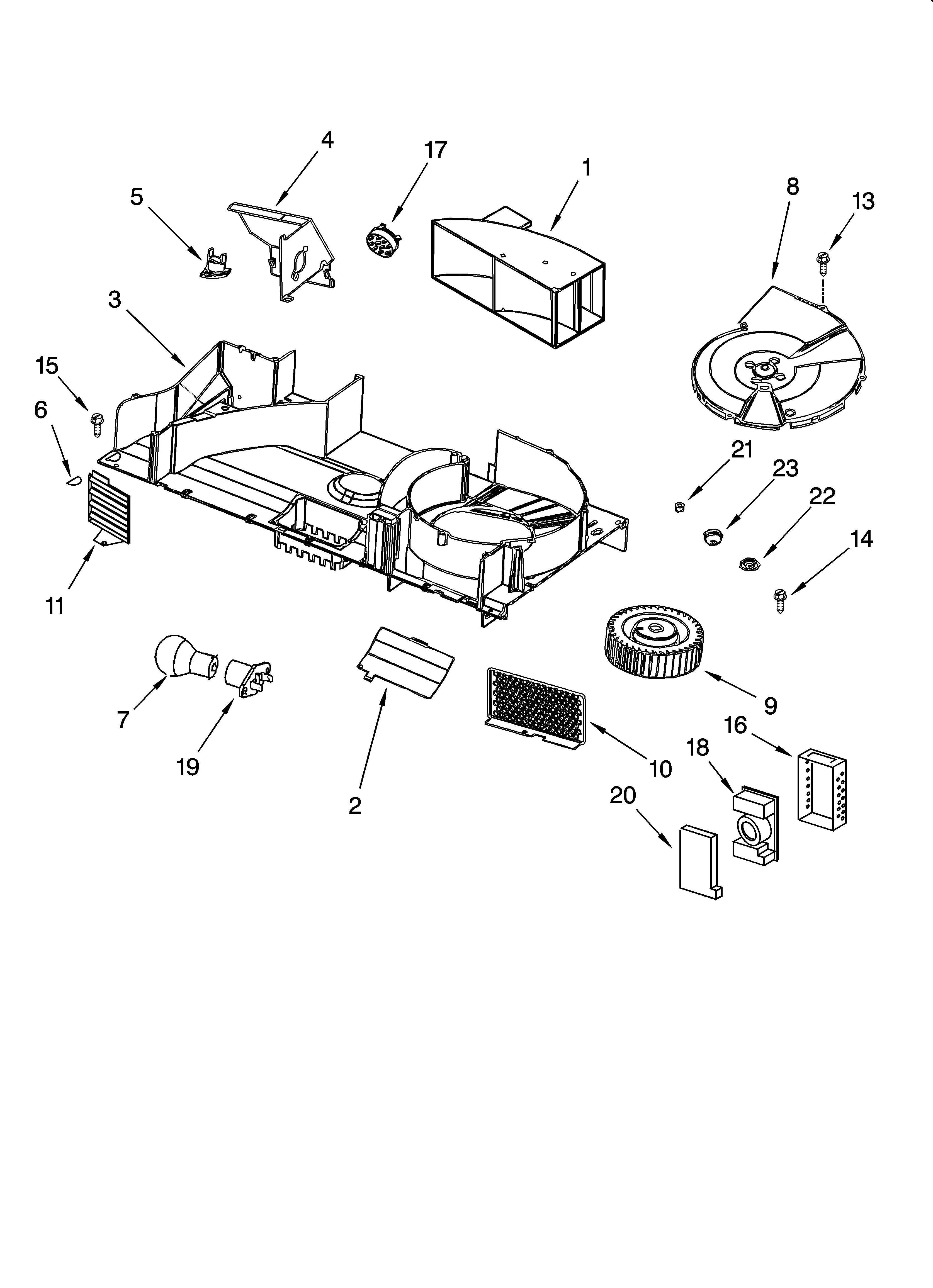 Air flow parts
