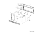 Whirlpool GH5184XPT4 cabinet and installation parts diagram