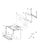 Cabinet and installation parts