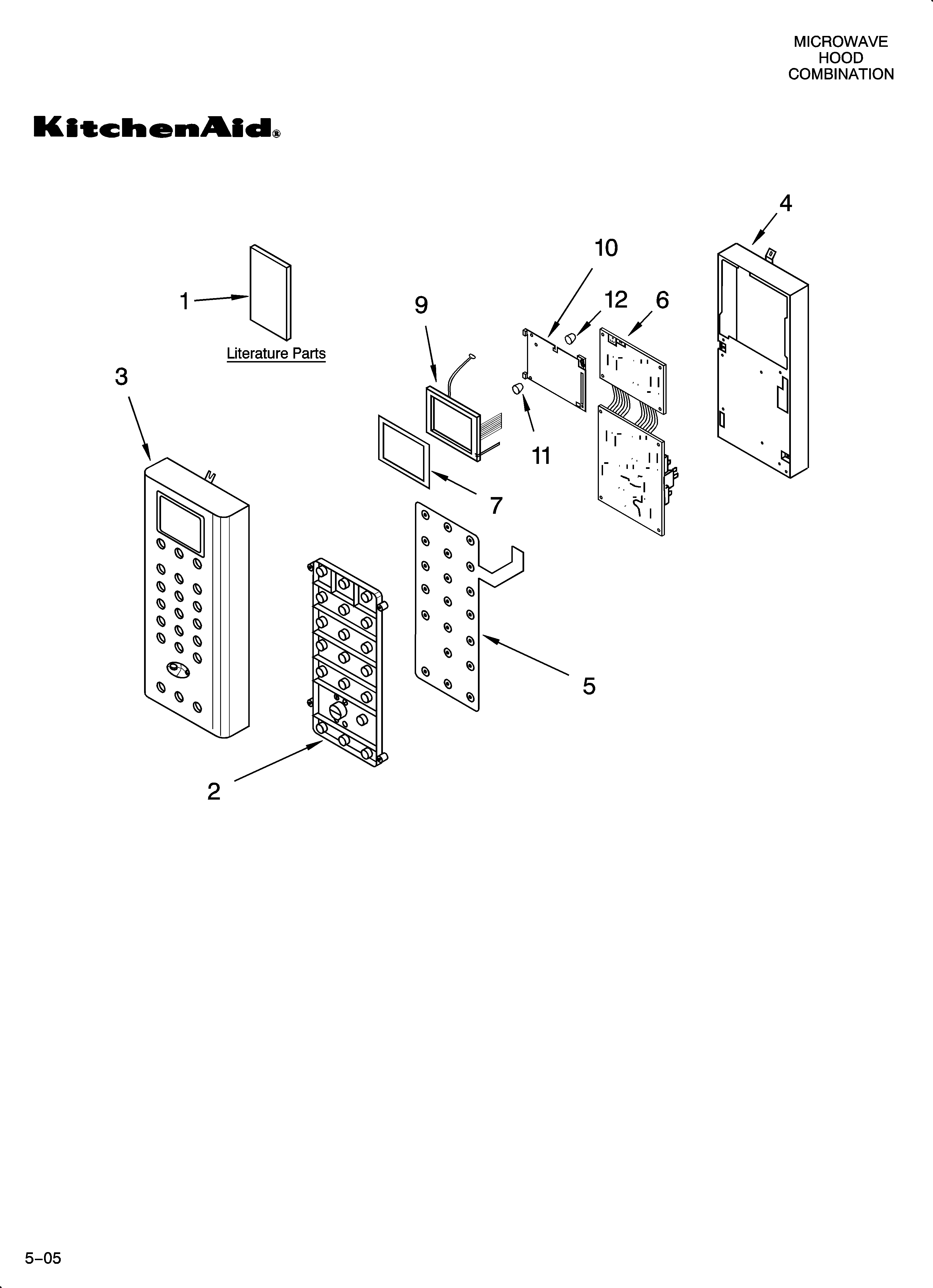 Control panel parts