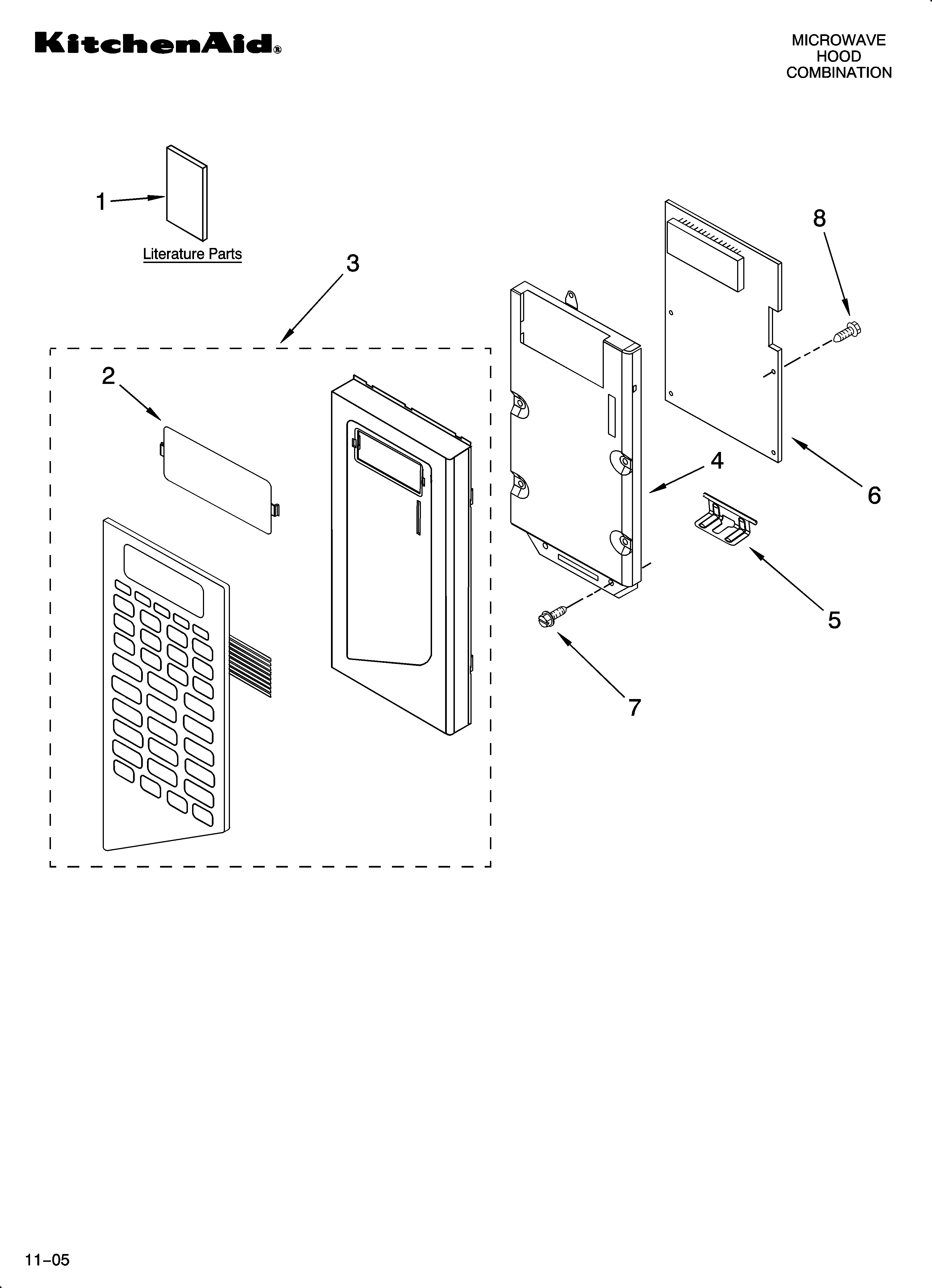 Control panel parts