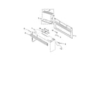 KitchenAid KHMS155LWH3 cabinet and installation parts diagram