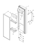 Refrigerator door parts