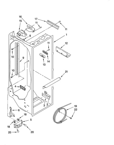 Refrigerator liner parts