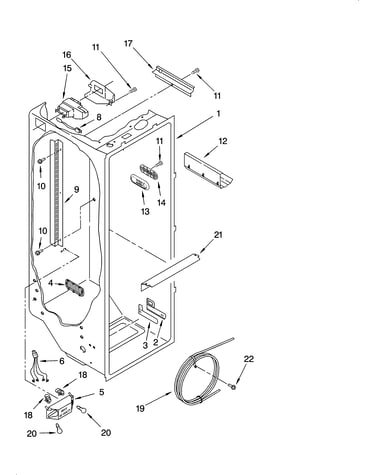 Refrigerator liner parts
