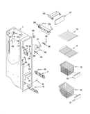 Freezer liner parts