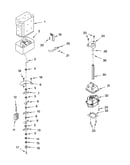 Motor and ice container parts
