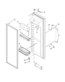 Refrigerator door parts