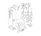 KitchenAid KSSC36FMS03 freezer liner and air flow parts diagram
