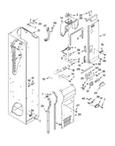 Freezer liner and air flow parts