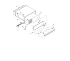 KitchenAid KSSC36QMS03 top grille and unit cover parts diagram