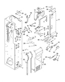 Freezer liner and air flow parts