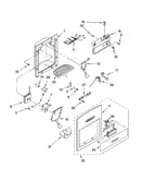 Dispenser and front parts