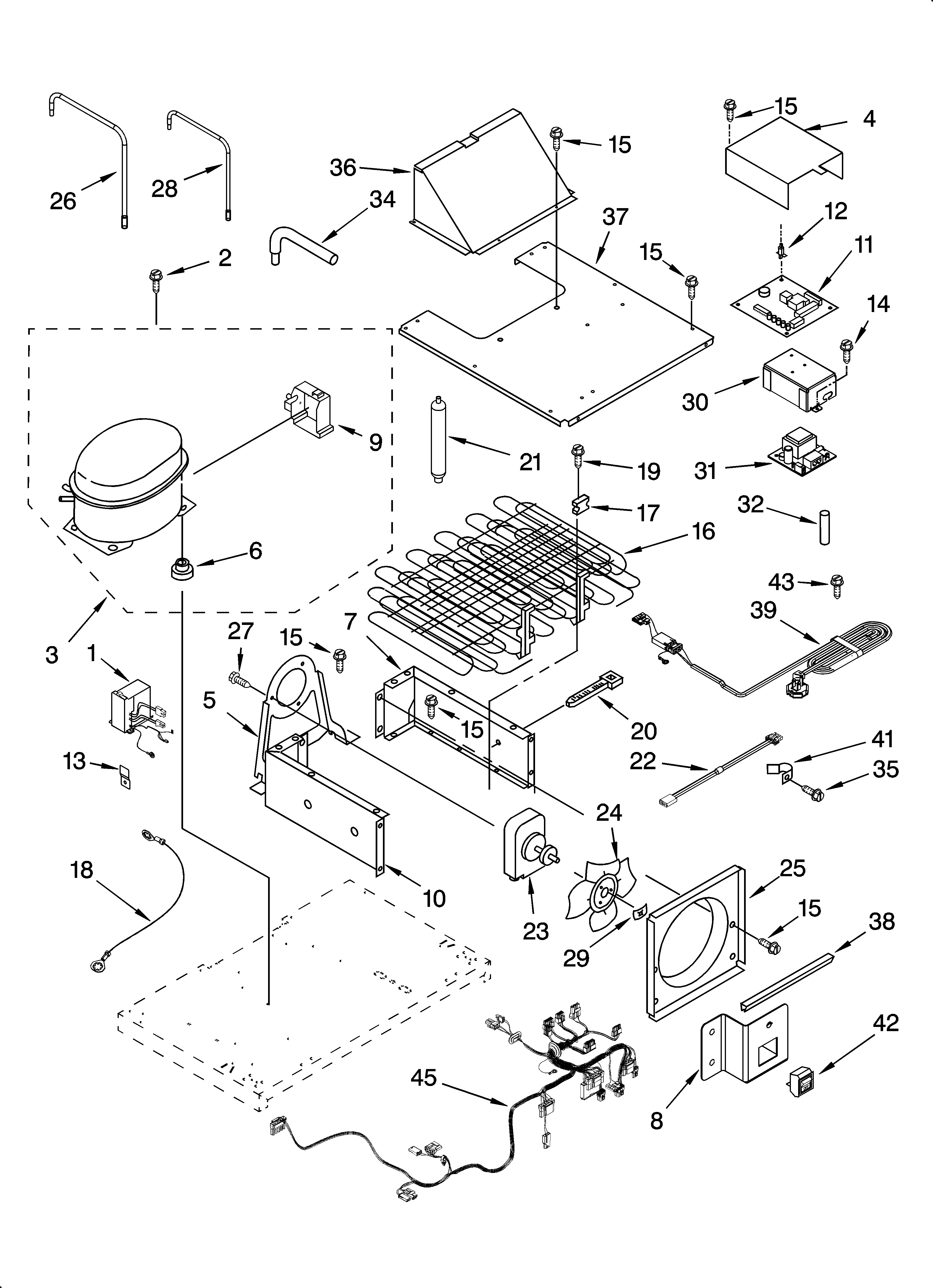Upper unit parts