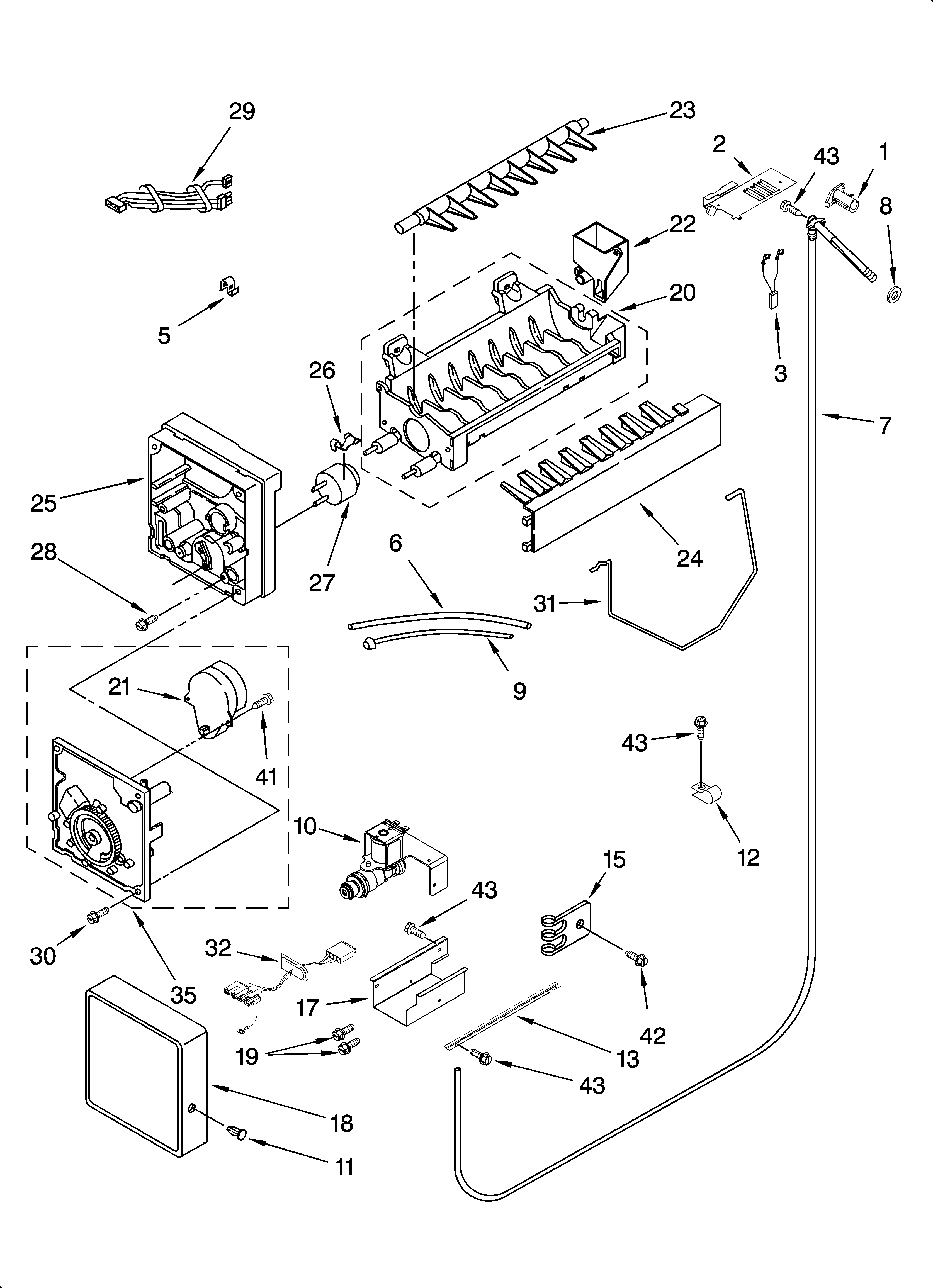 Icemaker parts