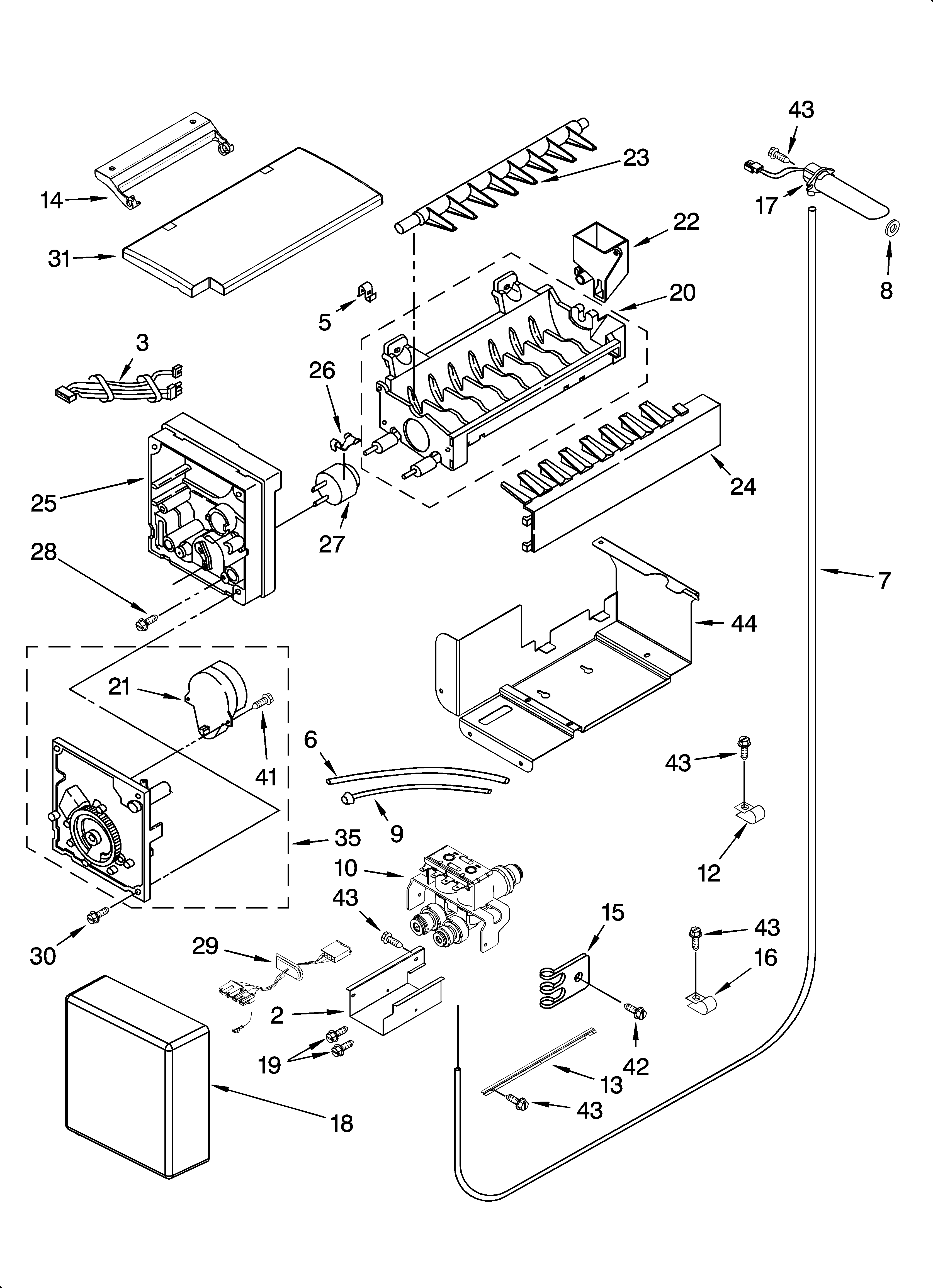 Icemaker parts