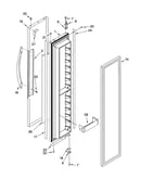 Freezer door parts
