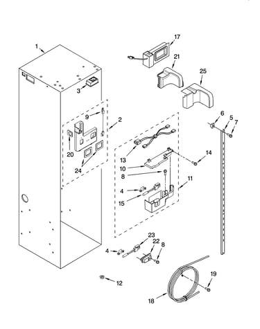 Refrigerator liner parts
