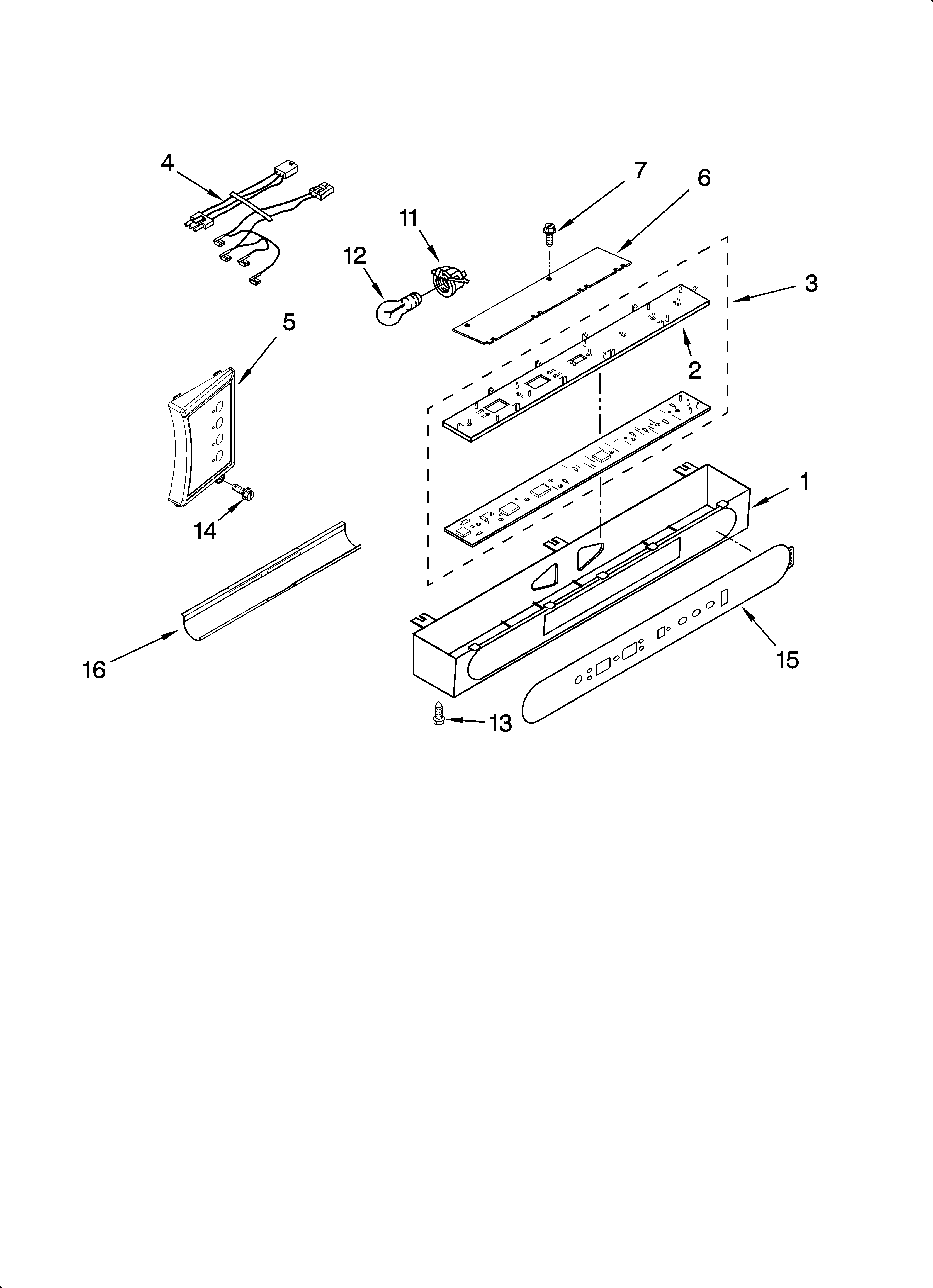 Control panel parts