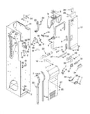 Freezer liner and air flow parts