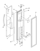 Freezer door parts