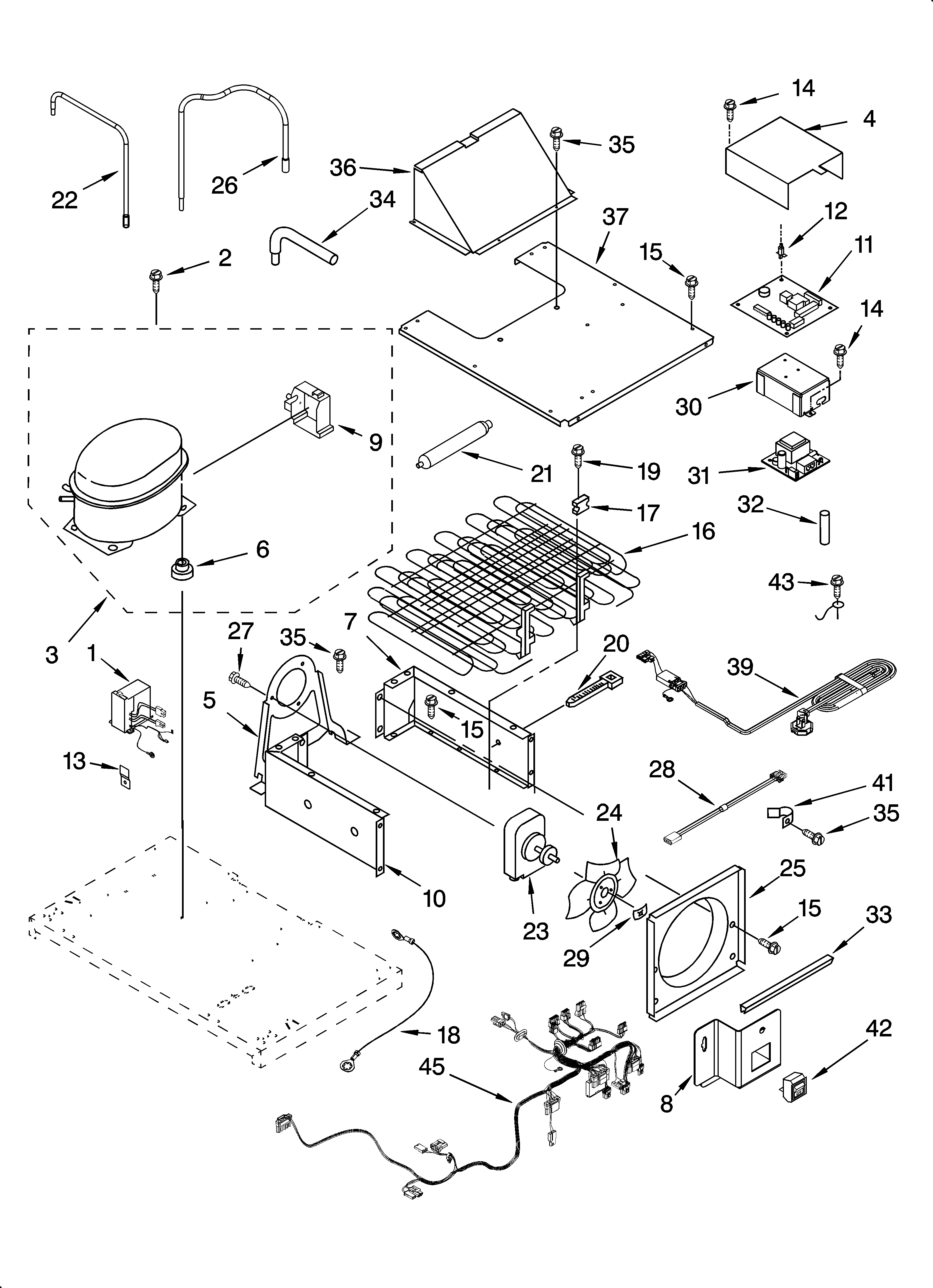 Upper unit parts