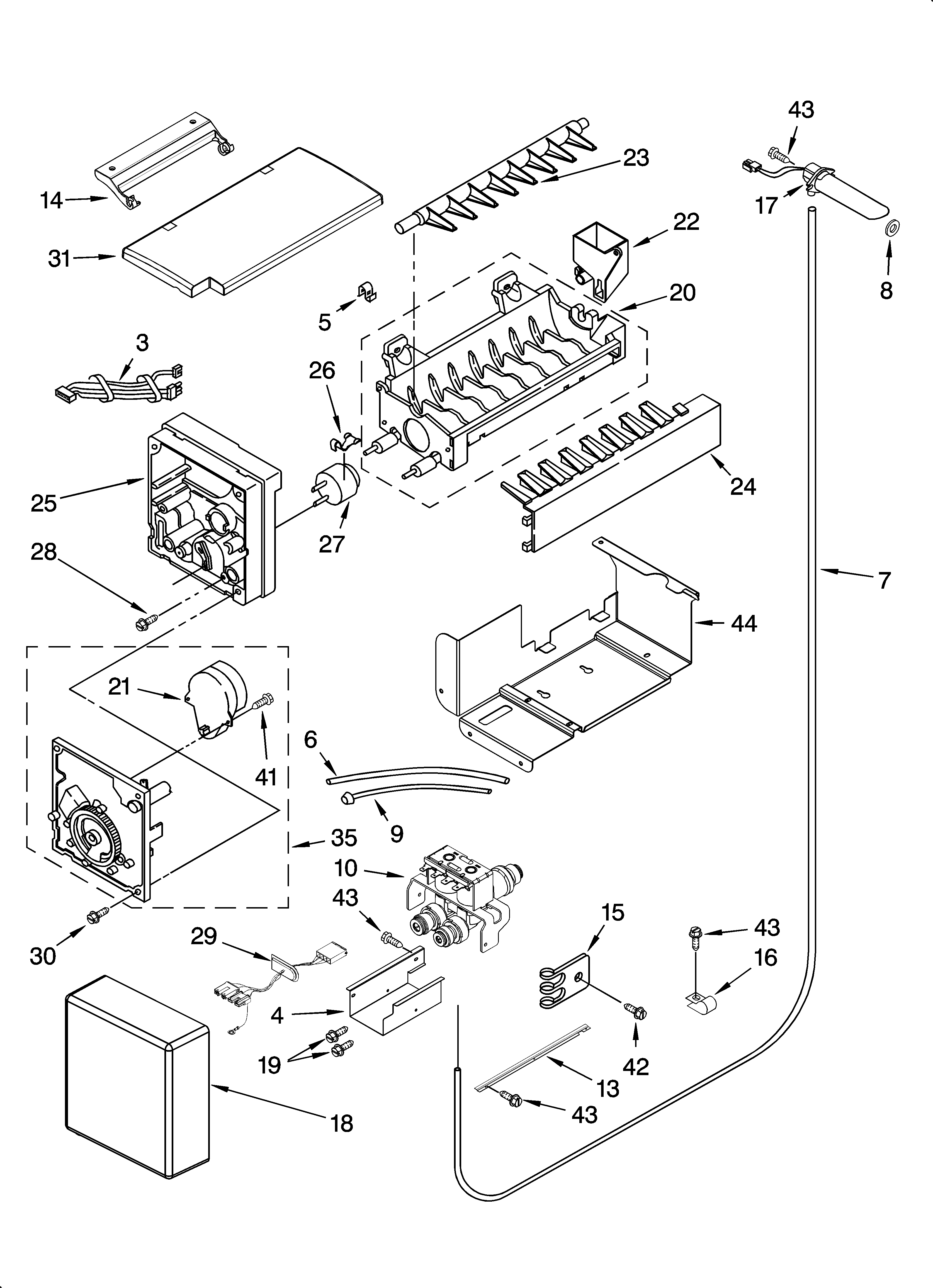 Icemaker parts