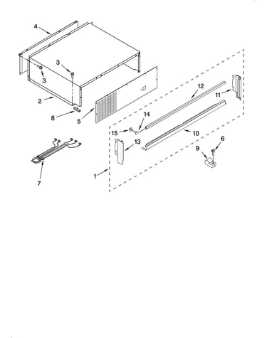 Top grille and unit cover parts