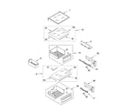 KitchenAid KSSO42FMX03 refrigerator shelf parts diagram