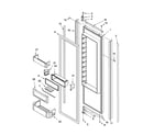 KitchenAid KSSO42FMX03 refrigerator door parts diagram