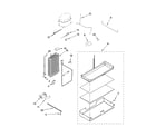 KitchenAid KSSO42FMX03 lower unit and tube parts diagram