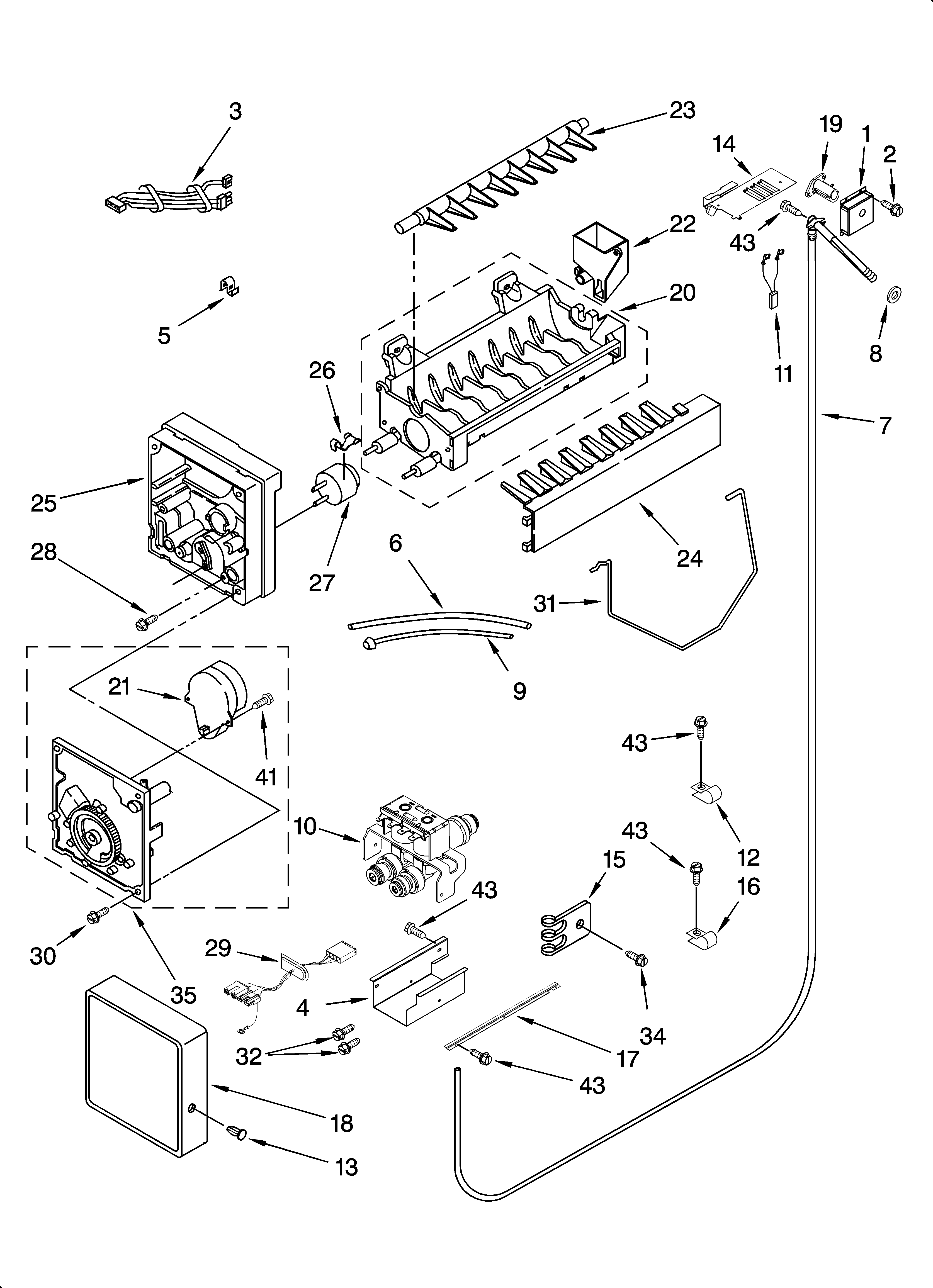 Icemaker parts