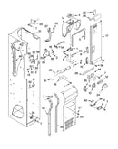 Freezer liner and air flow parts