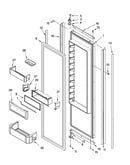 Refrigerator door parts