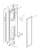 Freezer door parts