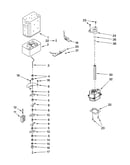 Motor and ice container parts