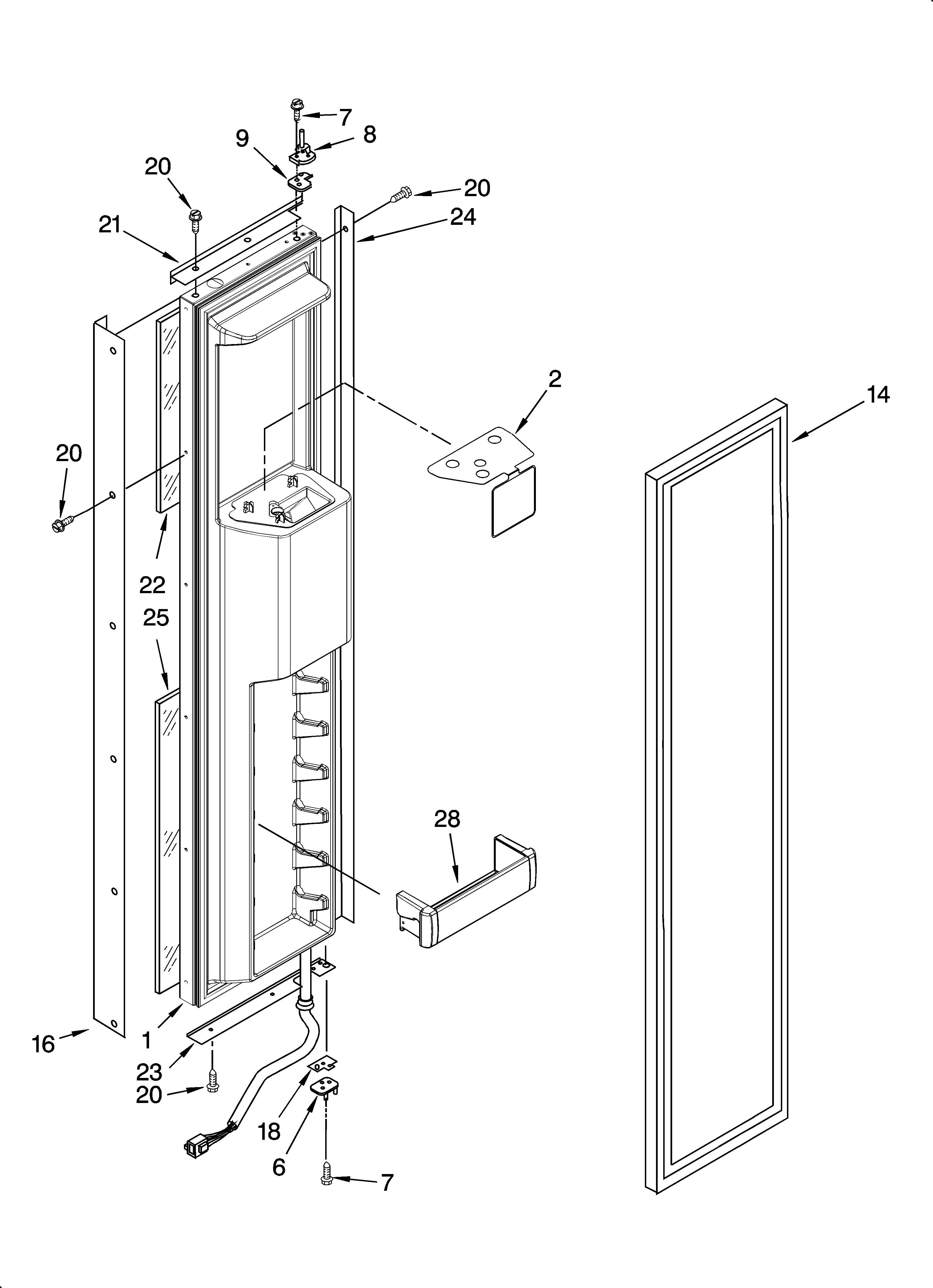 FREEZER DOOR PARTS