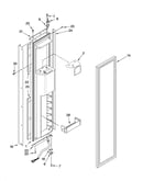Freezer door parts