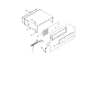 KitchenAid KSSP42QMS03 top grille and unit cover parts diagram