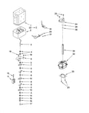 Motor and ice container parts