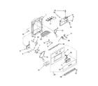 KitchenAid KSSP42QMS03 dispenser and front parts diagram