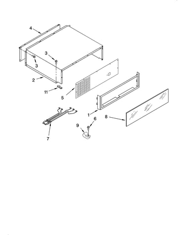 Top grille and unit cover parts