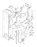 Freezer liner and air flow parts