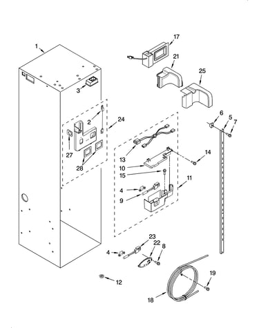 Refrigerator liner parts