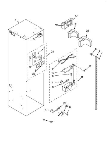 Refrigerator liner parts