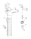 Motor and ice container parts