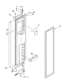 Freezer door parts