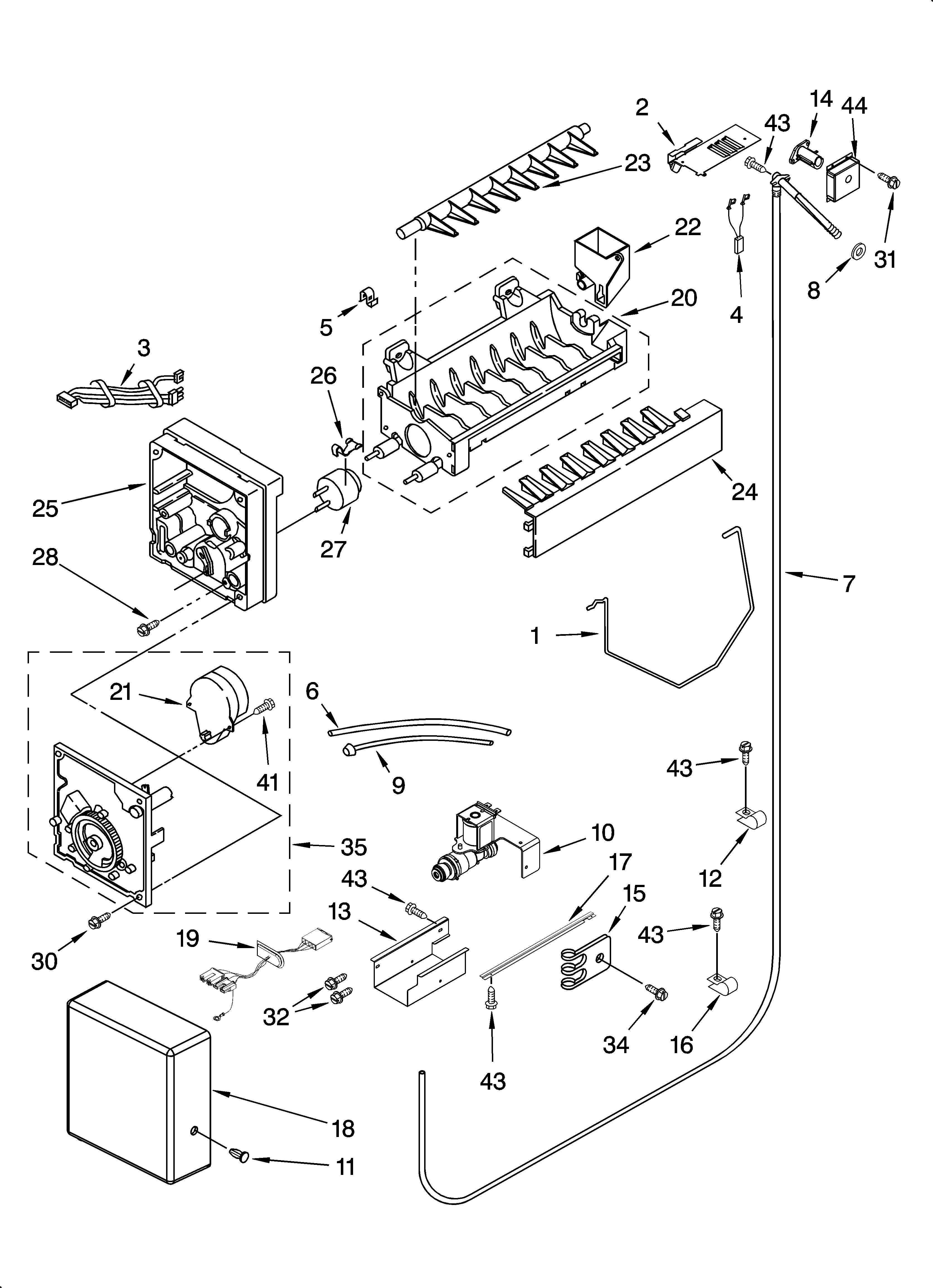 Icemaker parts