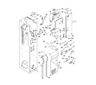KitchenAid KSSS48QMX03 freezer liner and air flow parts diagram