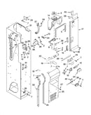Freezer liner and air flow parts